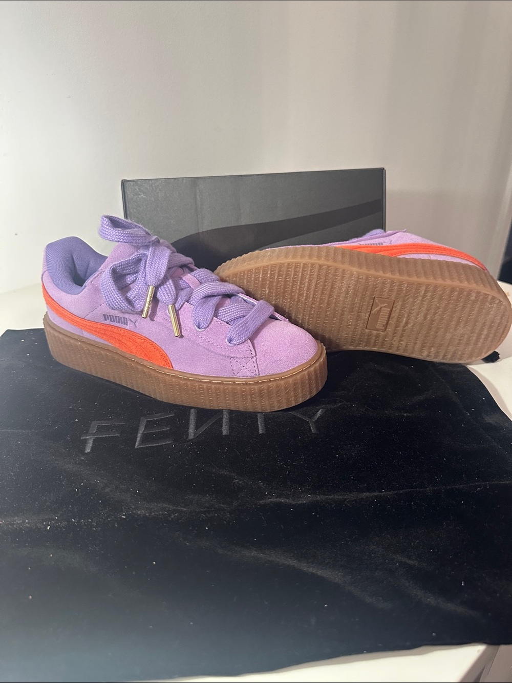 Puma FENTY creeper phatty suede sneakers